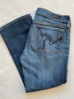 Citizens of Humanity Kelly Stretch Low Rise Cropped Jeans #063 Size 30 Capris